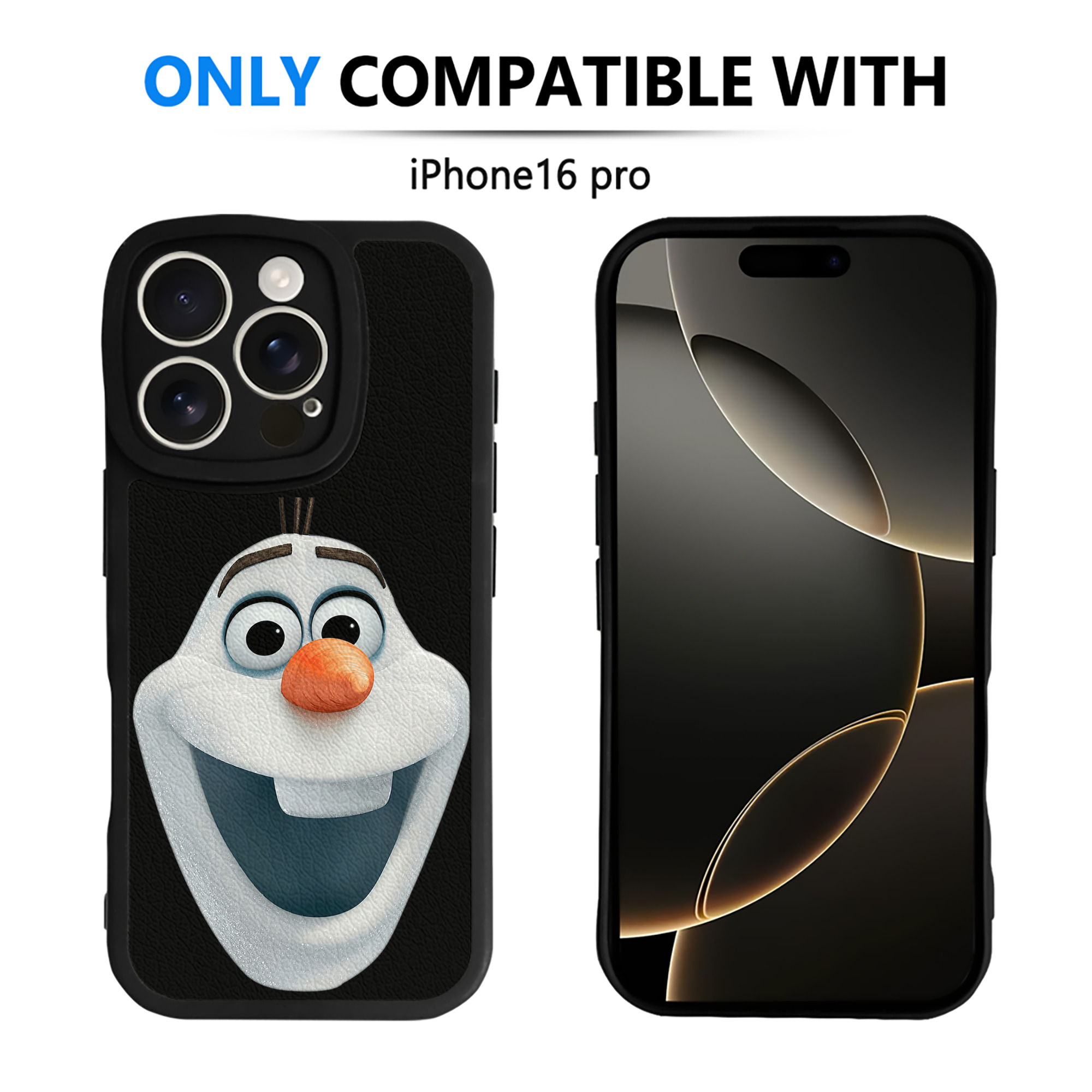 （画像用） アナと雪の女王 アンナ エルサ Frozen Anna Elsa 【iPhone 16シリーズ対応】シリコンスマホケース（レザー調） 材質：シリコン